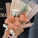 Crochet Lily Bouquet|Crochet Flowers|Handmade Knitted Flowers