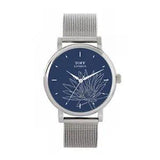 Toff London TLWS-17660 Ladies Grey Water Lilies Flower Watch