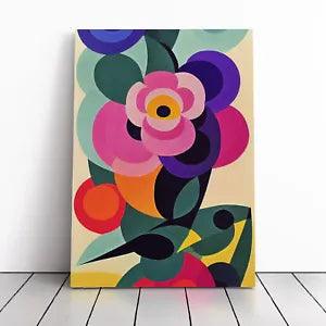 Peony Flower Abstract Canvas Print Wall Art Framed Picture Home Decor Large