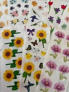 Creative Memories | Variety Flowers | Studio Stickers 2"x5"- Lots of 4, U PICK!!