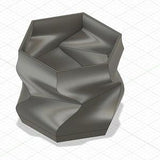 STL file Hexagonal planter / pencilcup 3D printed