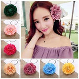 Fashion Chinese Style Peony Flower Hair Bobby Pin Big Flower Hair Clip Headwear