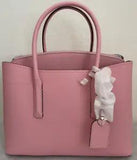 NWT Kate Spade Margaux Large Leather Satchel Bag $358 PXRUA160 Bright Carnation