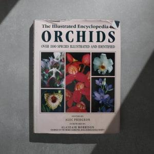 The Illustrated Encyclopedia Of Orchids - Vintage Coffee Table Book, MCM Decor, Apartment Decor, Flower Book