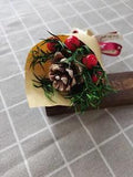 Christmas Bouquet Mini Natural Dried Flower Bouquet Car Freshener Gifts for Her