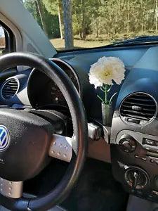 VOLKSWAGEN Bug New Beetle Interior Console Dashboard Flower WHITE CARNATION