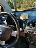 VOLKSWAGEN Bug New Beetle Interior Console Dashboard Flower WHITE CARNATION