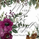 Rustic Burgundy Wine Rose Bouquets, Pinecones Pine Twigs, Pine Drop Floral. WC414