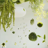 Green Hanging Flower Garland Installation; Celebrations, Weddings, Photography, Design (Multiple Sizes Available and Custom Colours)