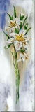Bead embroidery kit Fragile lilies needlework kit Art canvas beadwork pattern