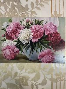 Color Flower Picture Peony 8.5???x11.5???