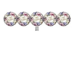 Set Of 5 18'' Peony Hydrangea Flowers Balloons Birthday Party Decorations