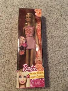 Barbie Birthday Bouquet January Carnation - with Pink Ring for you
