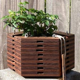 220. Salvaged Excalibur? Wood Hanging Basket Planter for Orchids, Bromeliads, Ferns, Cacti, Other Epiphytes and Succulents