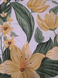 Reversible King Duvet Cover & Set Of 2 Shams 100% Cotton Lilies Plaid Multicolor