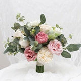 A&F Dusty Champagne Wedding Bouquet,  Wedding Bouquets, Blush Pink Bridal Bouquet, Bridesmaids Bouquet, Dusty Rose Ivory Wedding Bouquets