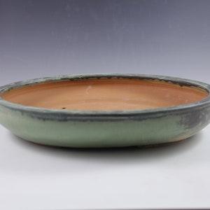 Oval Bonsai Ceramic Planter, succulent pottery planter. Round, Customizable, 4 x 6 inch to 12 x 16 inch sizes, Made in Quebec, Canada