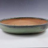 Oval Bonsai Ceramic Planter, succulent pottery planter. Round, Customizable, 4 x 6 inch to 12 x 16 inch sizes, Made in Quebec, Canada