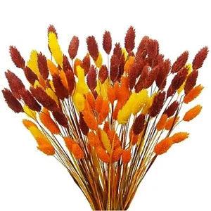 100 Pcs Artificial Flower Fall Dried Flowers Decor Natural Dried Pampas Grass