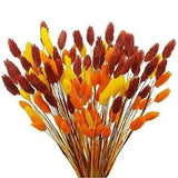 100 Pcs Artificial Flower Fall Dried Flowers Decor Natural Dried Pampas Grass
