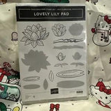 Stampin Up photopolymer Stamp Set LOVELY LILY PAD