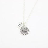 Sun flower Necklace, Personalized gifts For Her, Charm Necklaces, Sunflower gifts, Floral Jewelry, Dainty, Girlfriend, Sister mom, Christmas