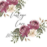 Watercolor Burgundy Rose Bouquet Clip-art, Burgundy Mauve Rose Clipart. WC238