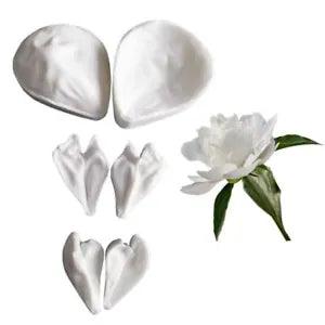 Peony Petal Flower Silicone Mold Cake Fondant Decorating Mould Clay Porcelain