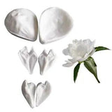 Peony Petal Flower Silicone Mold Cake Fondant Decorating Mould Clay Porcelain