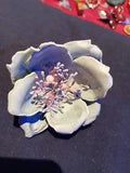 Handcrafted Wire Peony Flower Pin