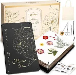 Aboofx Extra Large Flower Press, 13.4" x 8.7" 10 Layers Wooden Flower Pressing K