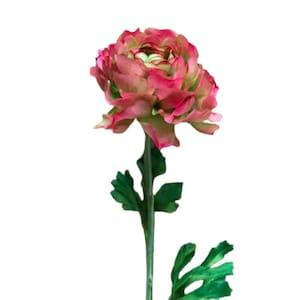 Artificial Ranunculus  Artificial Flowers Bridal Wedding Bouquet Supplies French Farmhouse Decor