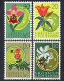 Liechtenstein 1970 Flowers/Orchid/Lily/Plants/Nature Conservation 4v set n37333