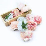 5PCS 8CM Silk Peony Decorative Home Decor DIY Gifts Artificial Flowers Wall
