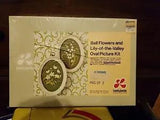 Vintage LeeWards Bell Flowers Lily of the Valley Oval Picture Kit New Sealed Box