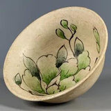 Collection China old ceramics bowl Hand painted colorful peony pattern