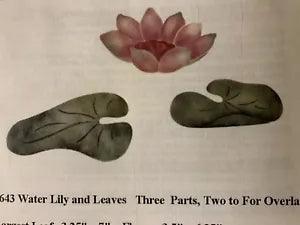 NEW Water Lily Water Flower LA STENCILWORKS ?#643 Water Lily and Leaves STENCIL?