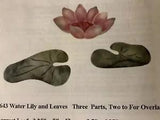 NEW Water Lily Water Flower LA STENCILWORKS ?#643 Water Lily and Leaves STENCIL?