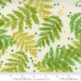 Carolina Lilies Ferns Leaves Cream by Robin Pickens for Moda 1/2 Yard