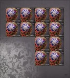 Grenada - 2009 - Peony Flowers - Sheet Of 12 - MNH