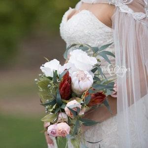 READY TO SHIP, bridal bouquet, protea bouquet, exotic flowers wedding bouquet, bridal bouquet, wedding flowers, boho bouquet