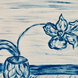 Orchid Still Life Watercolor Painting//Monochromatic WallArt//Signed by the Artist