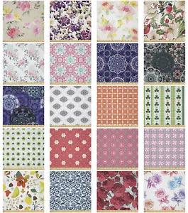 Ambesonne Classic Floral Microfiber Fabric by The Yard for Arts and Crafts