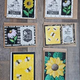 Original Wholesale/Bulk Set of 6 Garden Themed Watercolor Cards