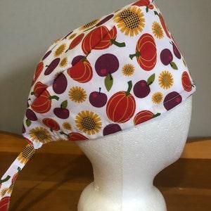 Fall Scrub Cap