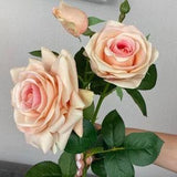 Peach Roses, Real Touch Roses, Latex Rose, Blush Rose, Bridal Bouquet, Real Feel Roses, Artificial Roses, Pink roses