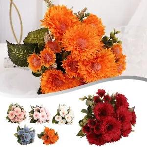 Gorgeous Artificial Flower Sunflower Fragrant Carnation Daisy Home Decor
