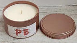 NEW Trader Joe's PEONY BLOSSOM Scented 5.7 oz Candle in Rose Gold Tin
