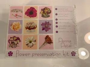 New Shrinkwrapped Perma Petal Flower Preservation Kit -uses included beeswax