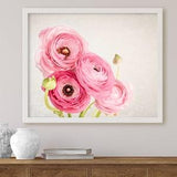 Pale Pink Ranunculus Flower Photo Modern Rustic Persian Wall Art Floral Decor French Country Kitchen Shabby Chic Girl Nursery / Ranunculus